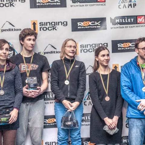 Bouldering competition in Lithuania