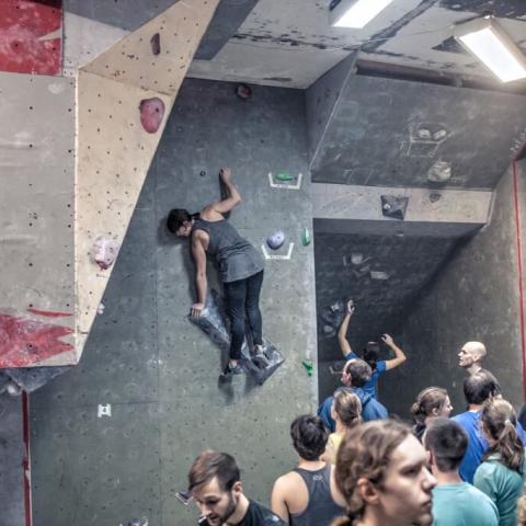 Bouldering competition in Lithuania