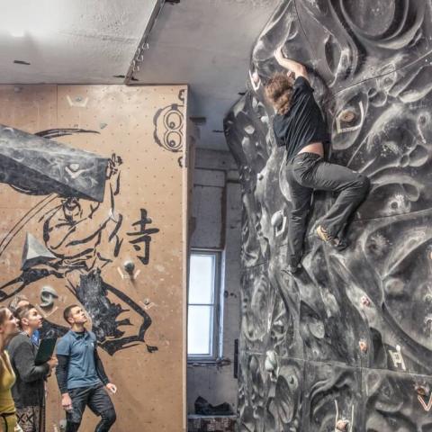 Bouldering competition in Lithuania