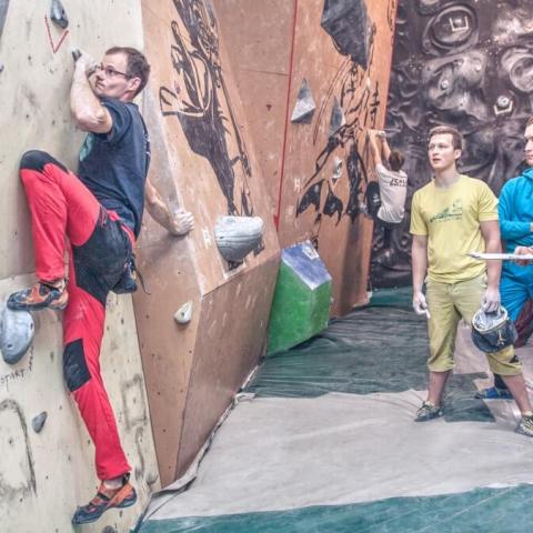 Bouldering competition in Lithuania