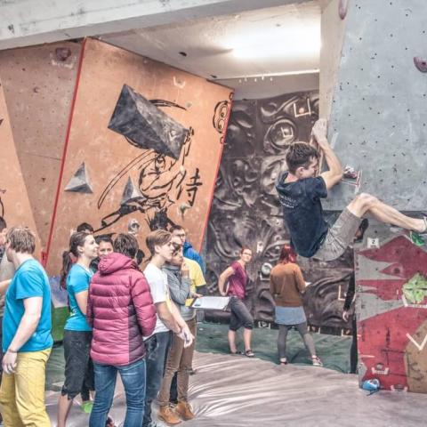 Bouldering competition in Lithuania